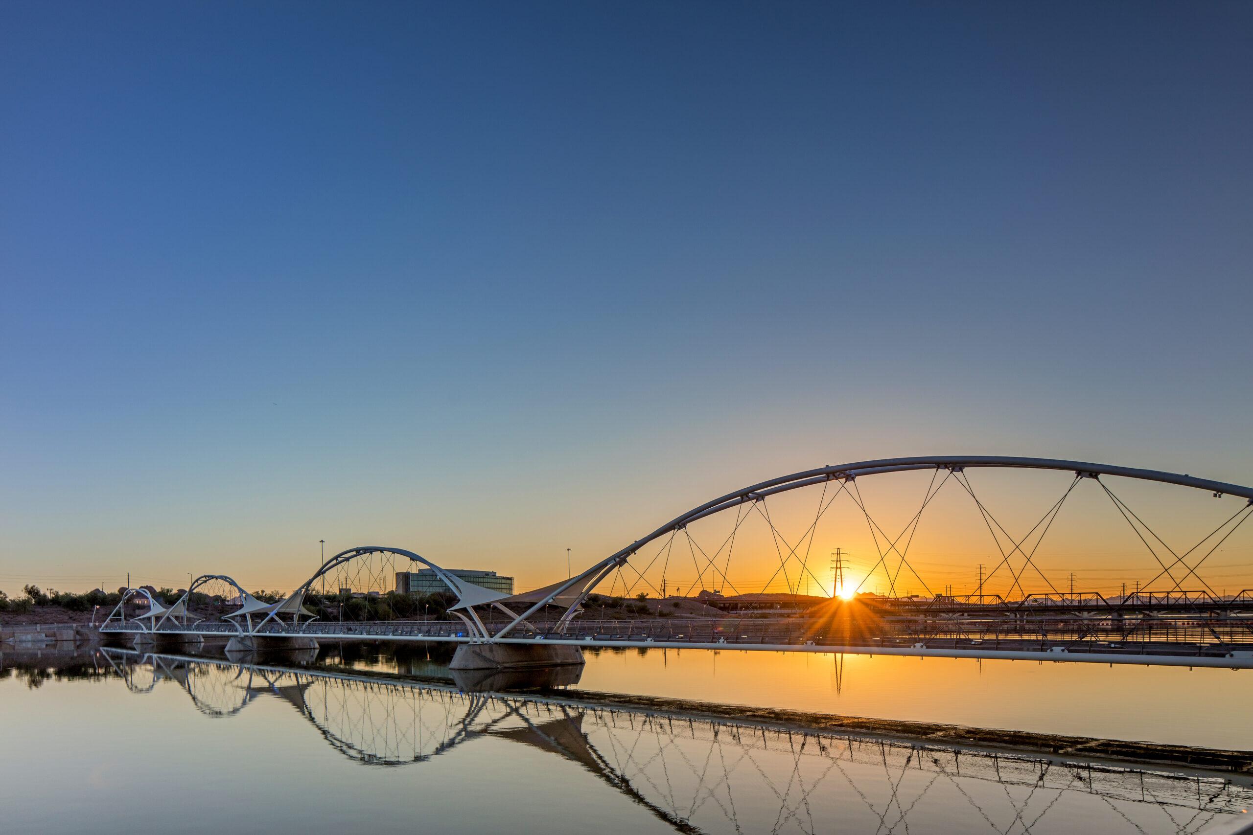 Bridge next to the Tempe Center for the Arts in Phoenix Arizona.